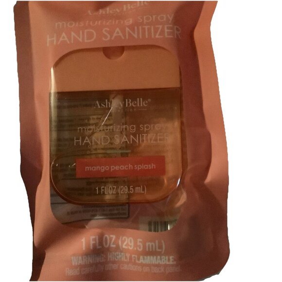 Ashley Belle Hand Sanitizer Spray Sweet Floral Morning & Mango Peach Splash. New - Picture 2 of 4